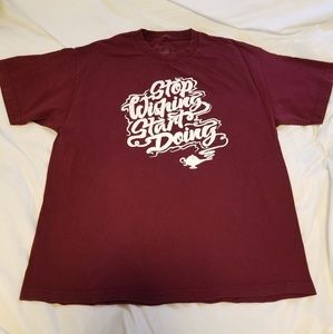 Vicious Art "Stop Wishing Start Doing" Shirt XL